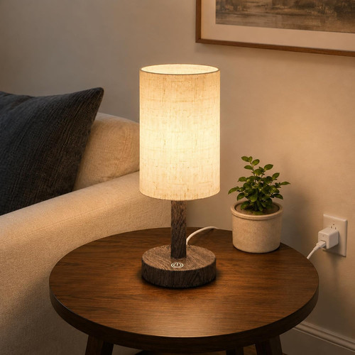 Small plug bedside table - small,