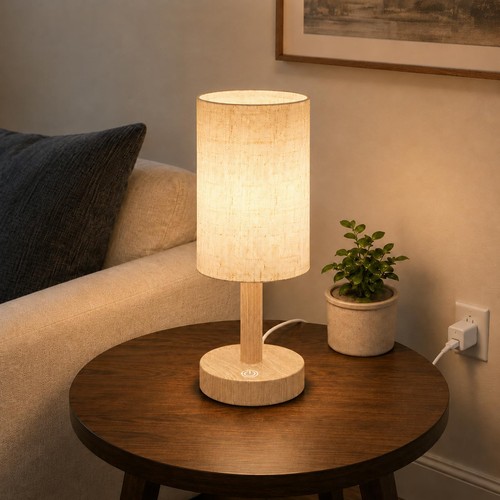 Small plug bedside table - plug-in,