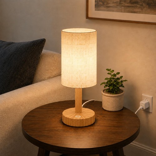 Small plug bedside table - small,