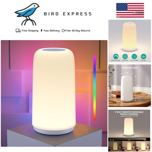 Touch bedside table lamp - touch, rgb
